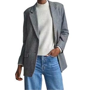 Everlane The Italian Blazer Wool Oversized Jacket